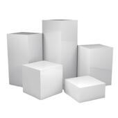 服装 店高低展示台模特地台橱窗高低台直播摄影方形几何体流水台