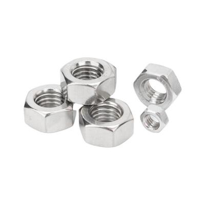 304不锈钢六角螺母螺帽DIN934六角螺帽M2-M30不锈钢六角螺母