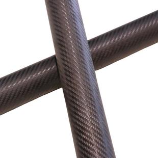 高强度3k碳纤维管壁厚定制加工空心碳纤维管圆管外径27mm 52mm