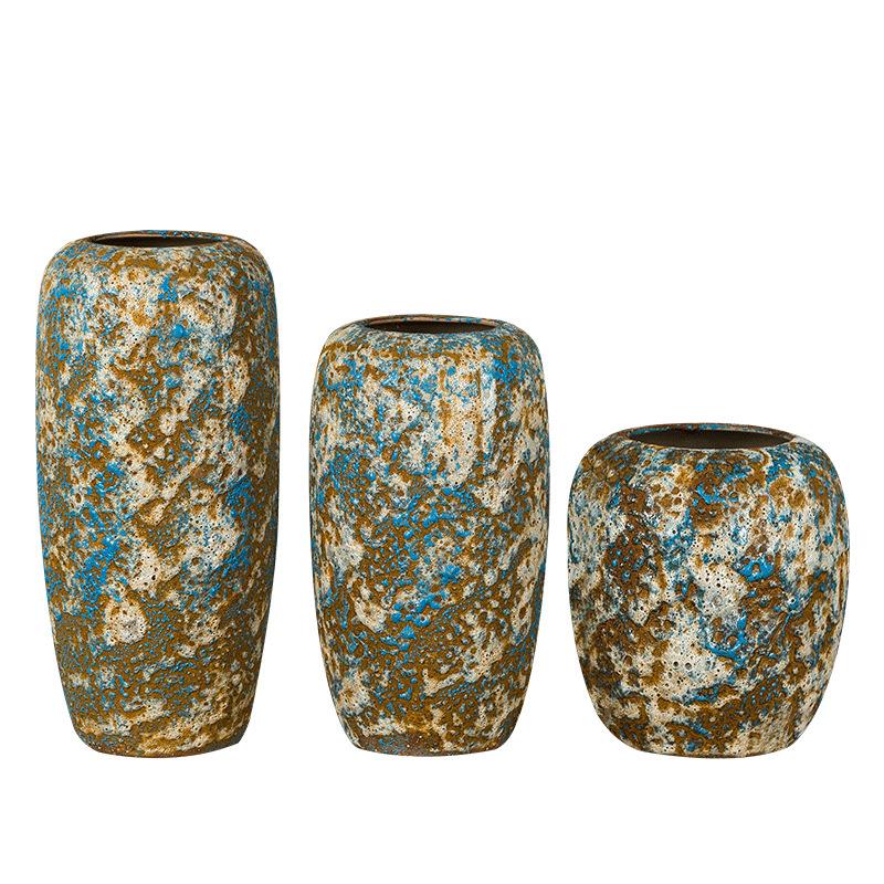 景德镇陶瓷瓶工水手粗陶花罐子复古44怀旧花盆可培插鲜花干花