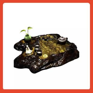 ◇四川小叶桢金丝楠实木茶盘小号茶盘茶具整体原木茶几根雕