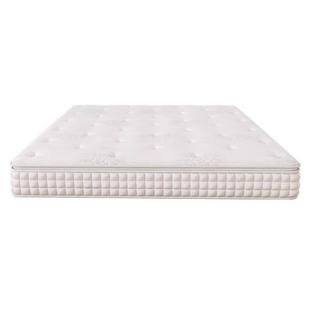 五星酒店弹簧床垫白色薄款 床垫15cm厚天然乳胶记忆棉家用软垫20cm