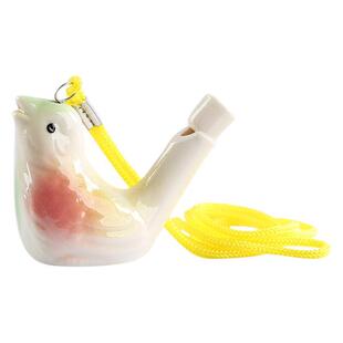 陶瓷水鸟口哨挂绳款小鸟音乐哨子景区地摊热卖旅游纪念品儿童鸟哨