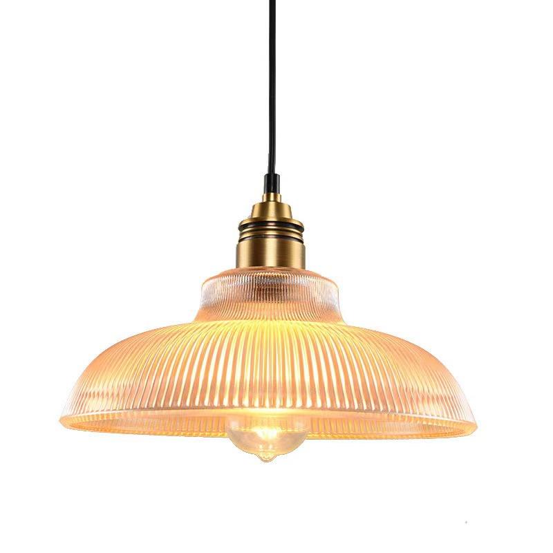 创意厅北欧工业455饰风家书居灯酒吧餐卧室房简约条纹玻璃吊灯