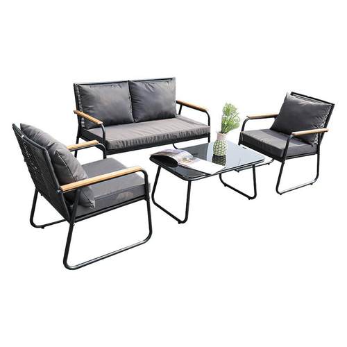 新款户外沙发茶几组合露天庭院休闲沙发藤椅组合