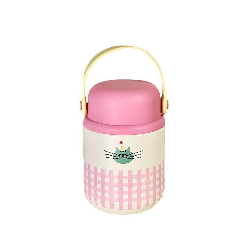 高颜值大容量焖烧杯保温饭盒粥桶不锈钢便携焖烧壶女上班族学生,餐饮具,保冷/保温杯,淘宝优惠券,粉丝福利购,淘宝优惠卷