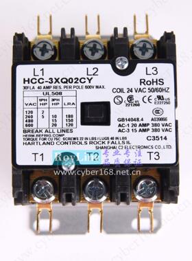 24VAC30AHCC-3XQ02CYUL美式三相交流接触器