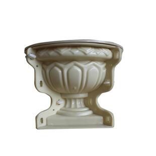 底部灌浆新款水泥欧式花盆模具大全混凝土特大号圆形盆栽塑料厂家