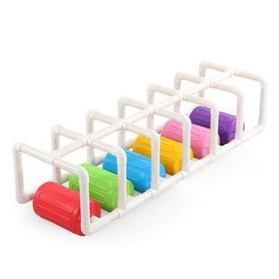 幼儿园滚筒协力车儿童七彩户外多人团队游戏感统训练协助滚滚车