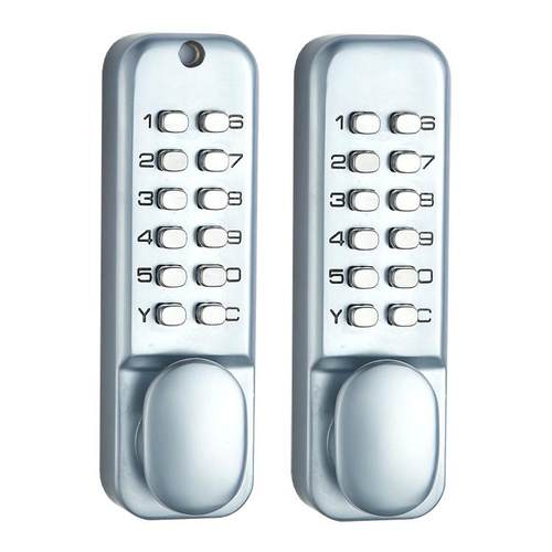 双面机械密码锁进出都要密码开门户外门通道锁花园铁艺大门锁防水