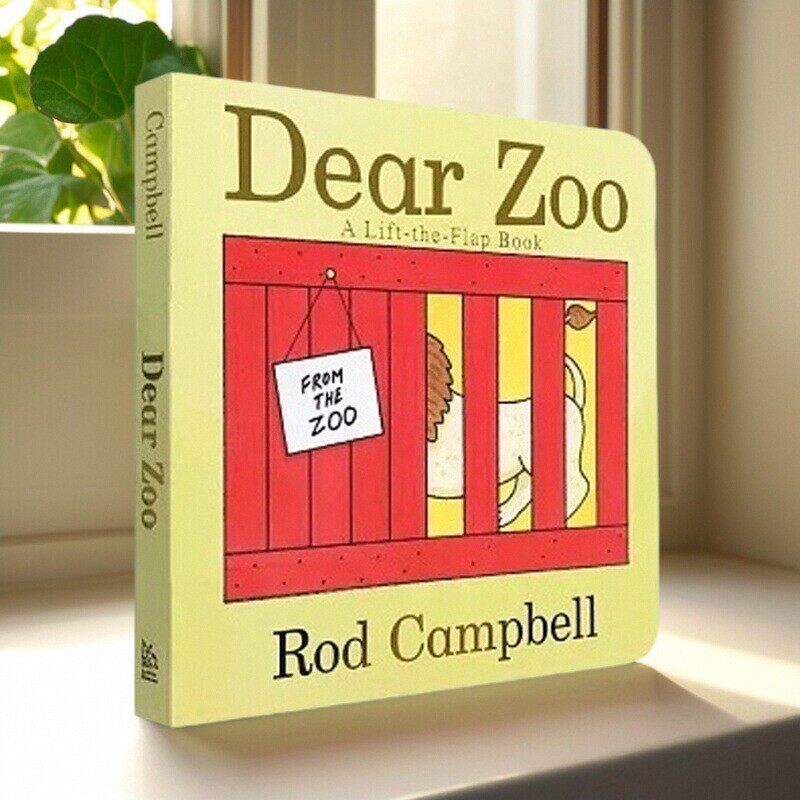 陆续发货 英文原版 Dear Zoo 亲爱的动物园 纸板书 儿童机关操作活动立体翻翻书 低幼宝宝启蒙0-3岁幼儿绘本书籍