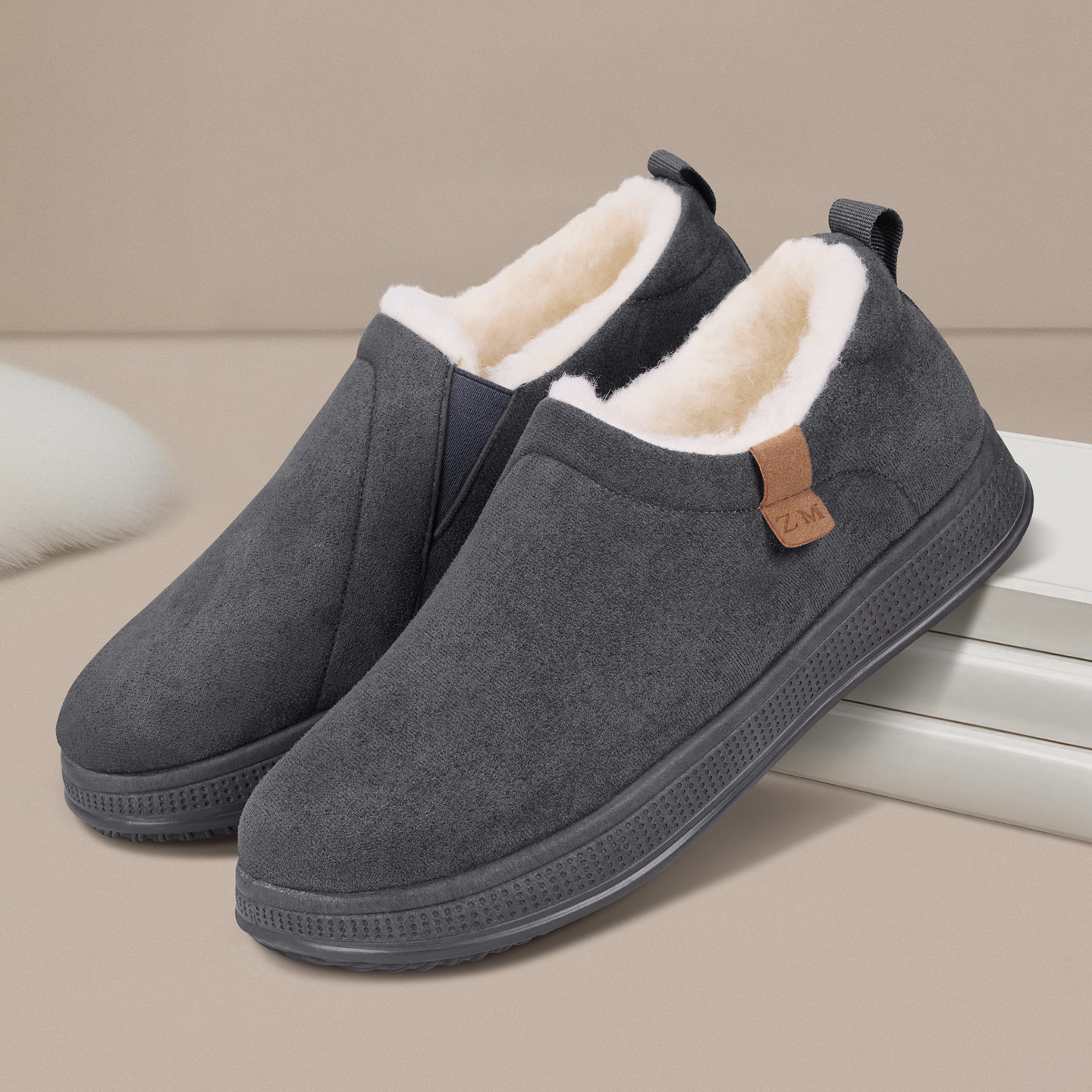 棉鞋男冬季新款中老年保暖爸爸鞋