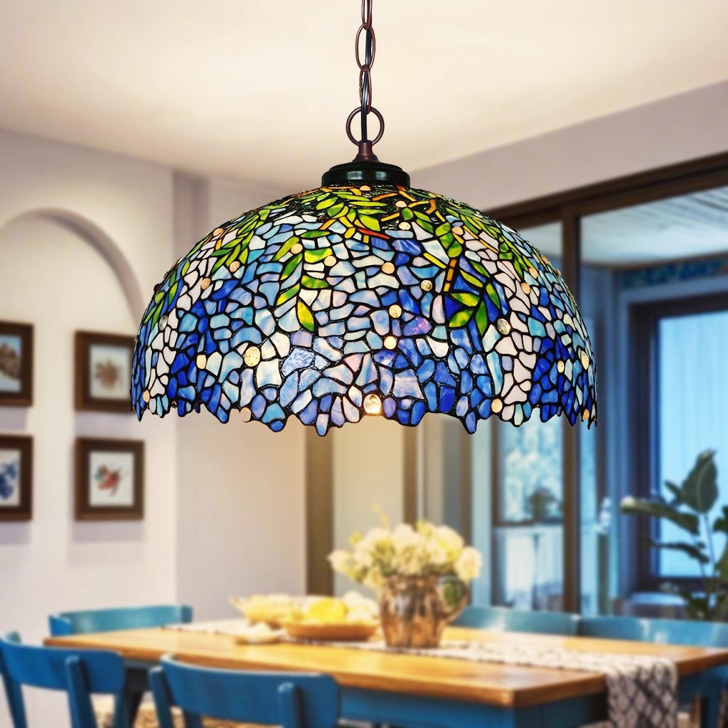 HAUTY客厅美式乡村苹果花吊灯