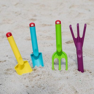 加厚塑料小铲子水桶儿童玩沙滩玩具铲宝宝挖沙子幼儿园艺种植工具