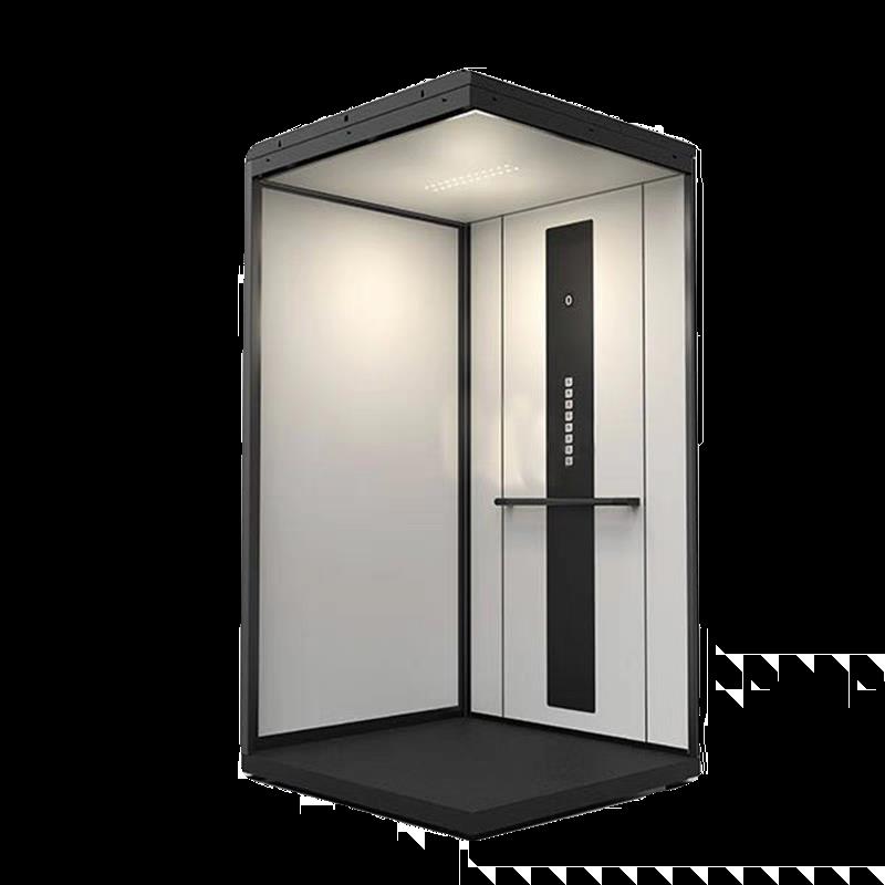电墅小型电家三室用二降层别家庭自建梯房阁层楼四外观光梯升台
