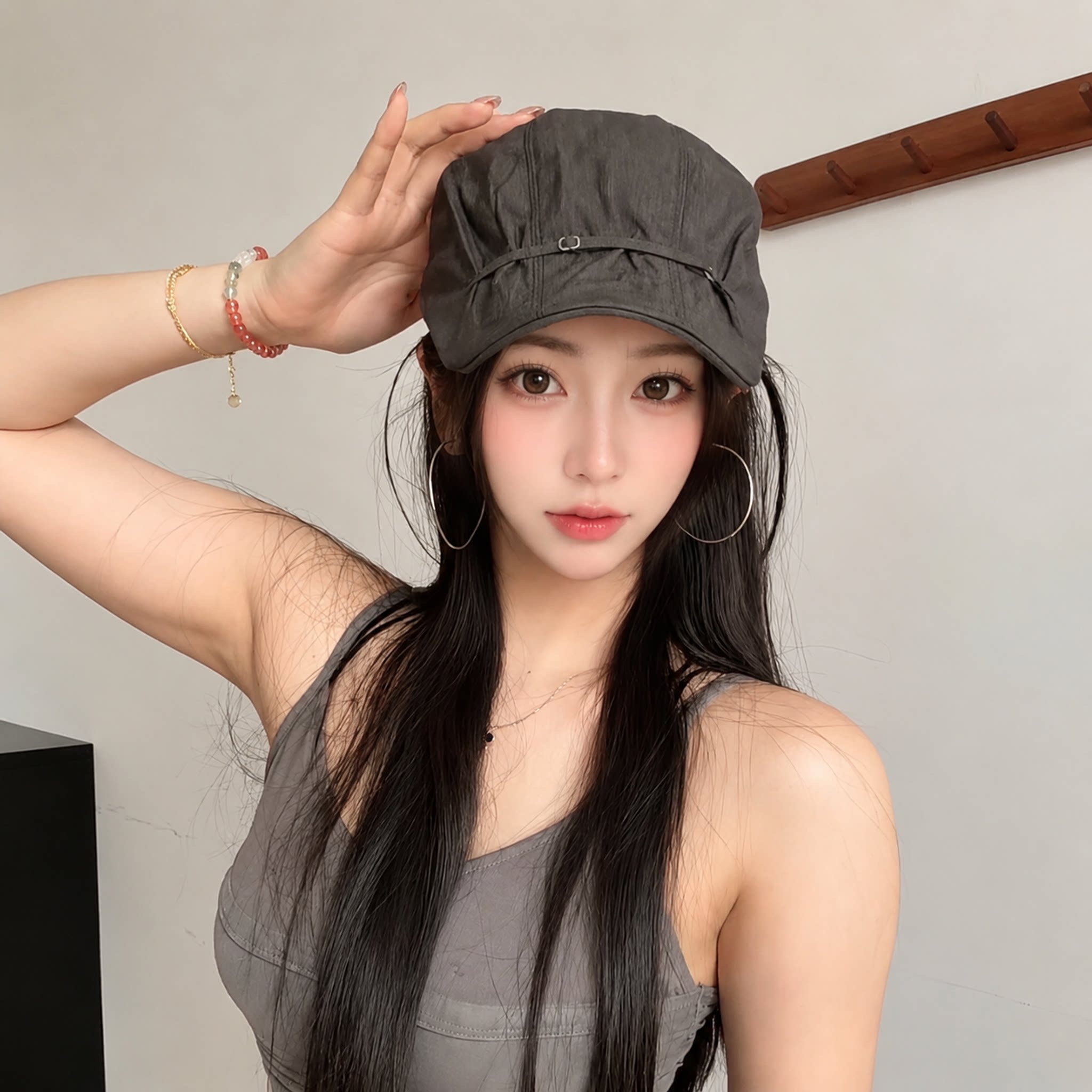 速干透气日系防晒前进帽男女