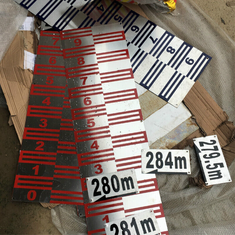 速发水位尺04不锈钢水标尺打孔水库水位测量观测水尺烤漆耐腐蚀