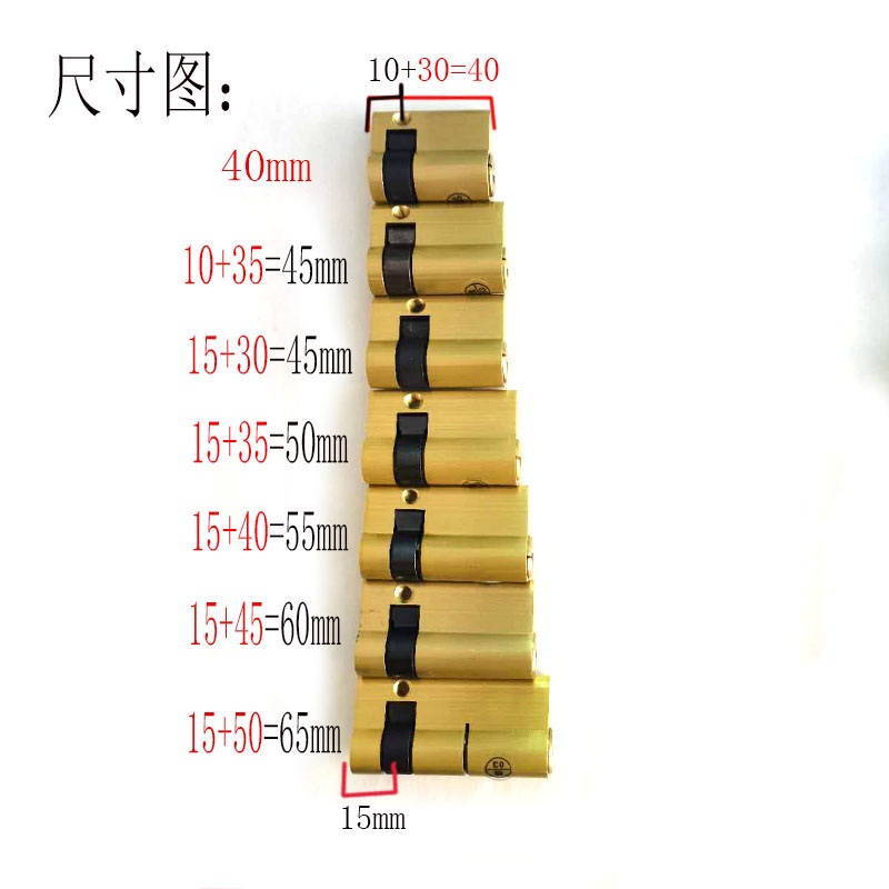 速发指纹单开锁芯半截智能电子锁头C级叶片密码锁芯