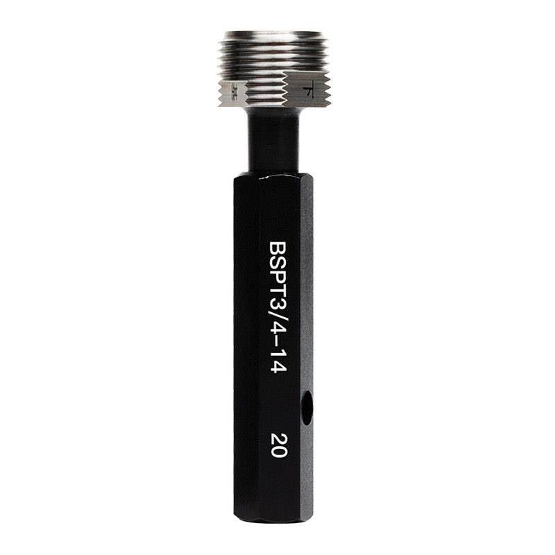 BSPT英制圆锥管螺纹塞规通止规牙规1/81/4深度螺纹规55°牙型角