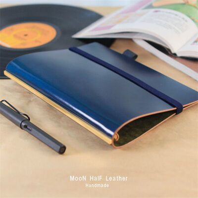 真马臀皮手账记事本文具PLOTTER款KRAUSE活页手工皮具笔记本手绘