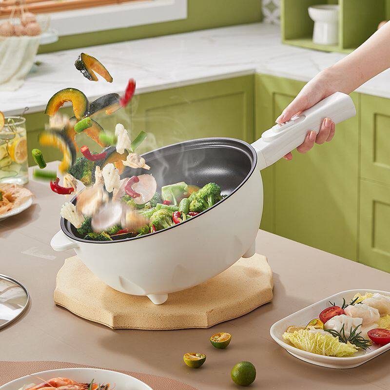 新款电锅一体出租屋多功能学生炒锅电炒锅宿舍电煮锅蒸煮爆炒家用