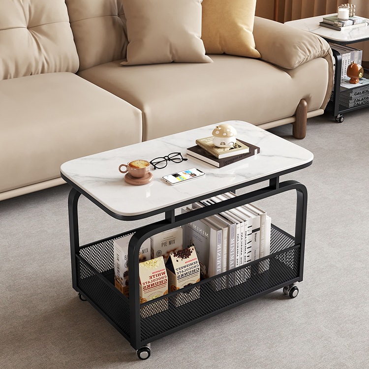 小户型客厅沙发边几可移动小推车轻奢高级感侧边柜简约床边小桌子