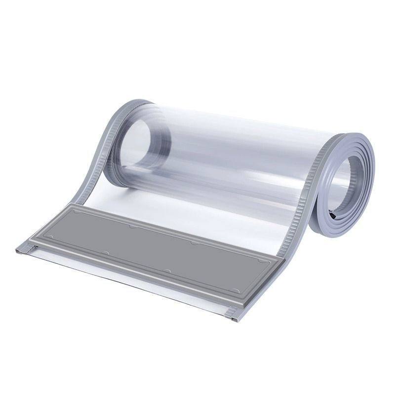 门帘隔断帘软夏季磁铁塑料透明PVC免打孔防风挡风皮自吸店铺商用