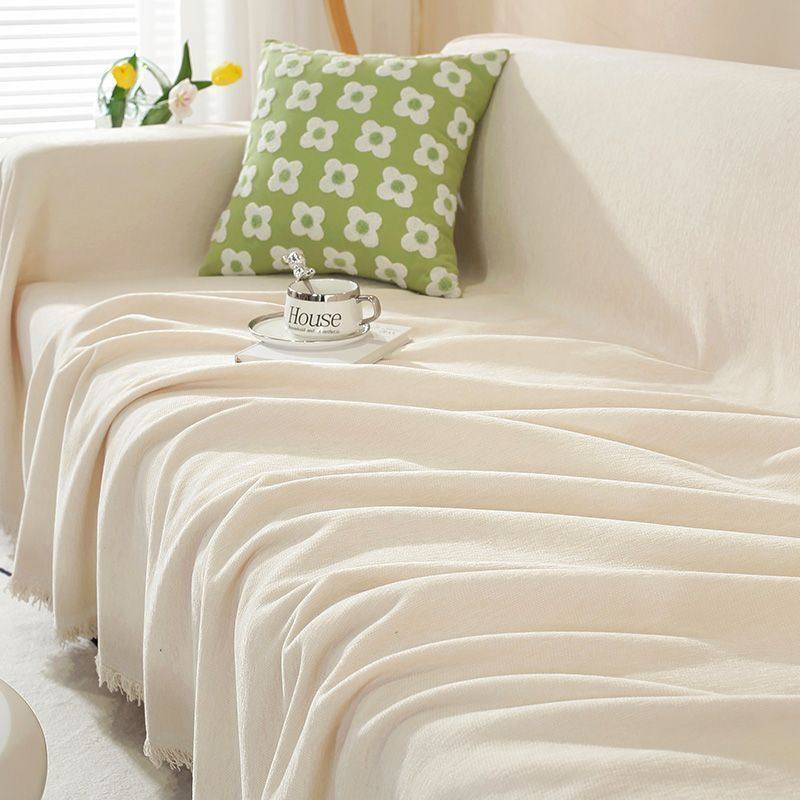 ins奶油色沙发套四季通用防猫抓沙发巾四季沙发一片式客厅盖布巾,居家布艺,沙发套,淘宝优惠券,粉丝福利购,淘宝优惠卷