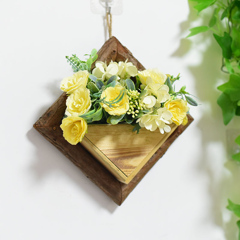 墙面装饰挂件餐厅卧室创意餐厅壁挂花篮墙上温馨房间挂墙装饰再名