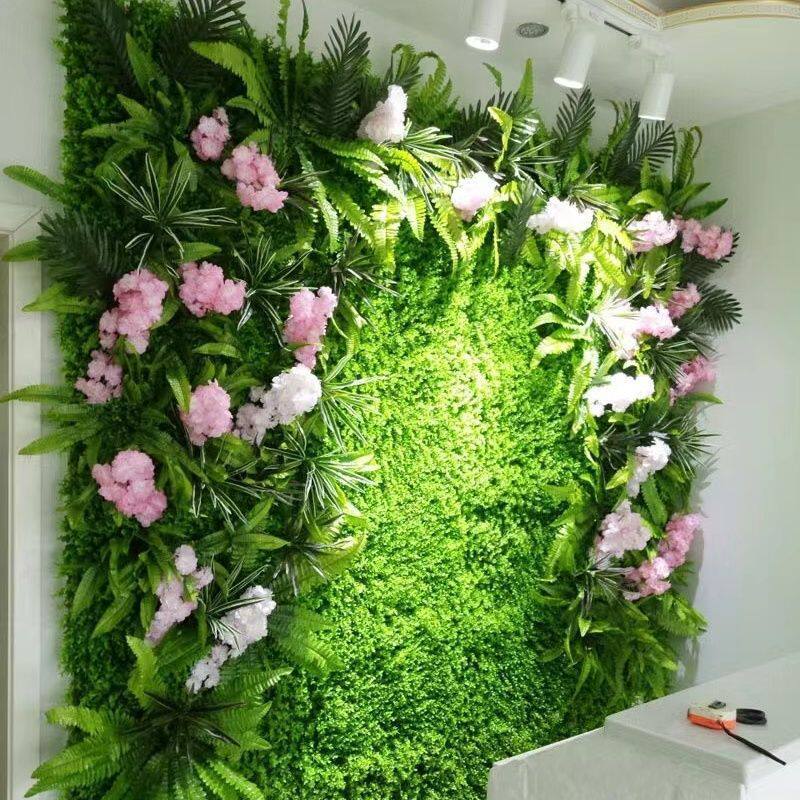 仿真植物墙绿植墙面人工室内外墙装饰绿色草坪商场背景墙绿植