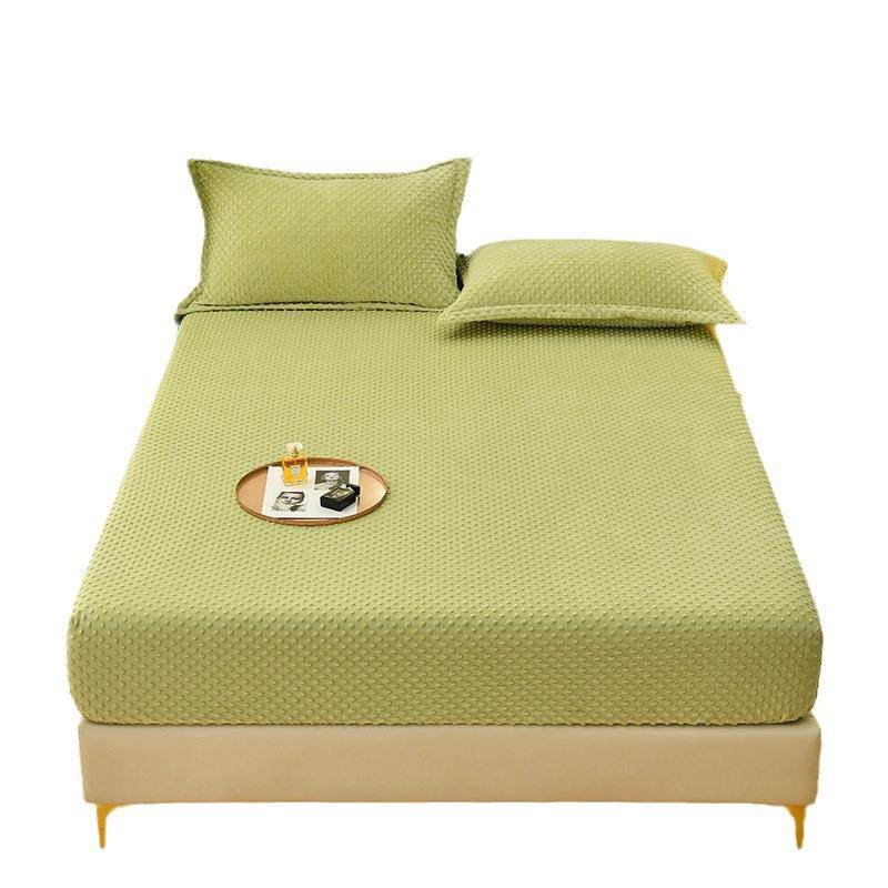 冬季豆豆绒床笠单件床罩席梦思床垫套拼接床多规格纯色安抚豆床套,床上用品,床裙,淘宝优惠券,粉丝福利购,淘宝优惠卷