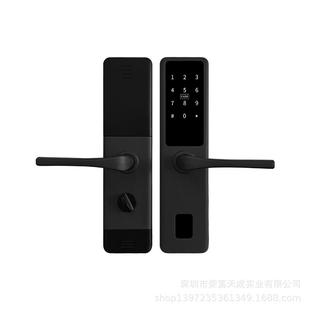 免开孔公寓民宿密码锁通通锁酒店系统替换老式方款欧款刷卡锁
