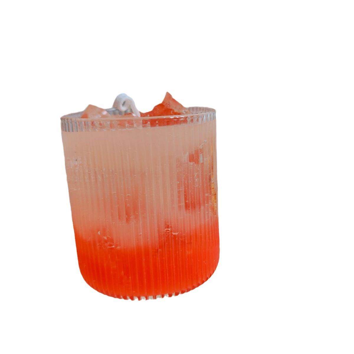 满杯西柚香薰蜡烛玻璃高脚杯网红仿真饮品爆款浪漫香氛伴手礼