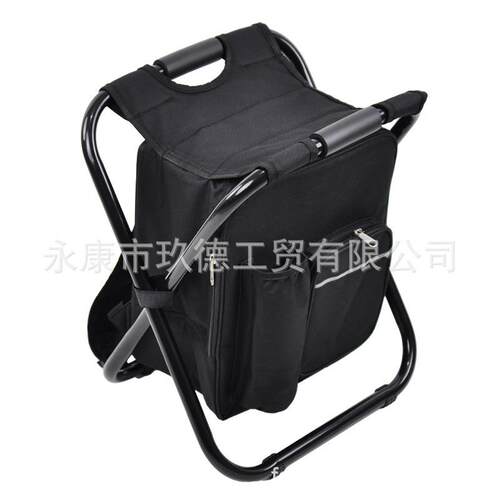 户外凳露营钓鱼凳子便携式可背双肩露营户外冰包折叠凳