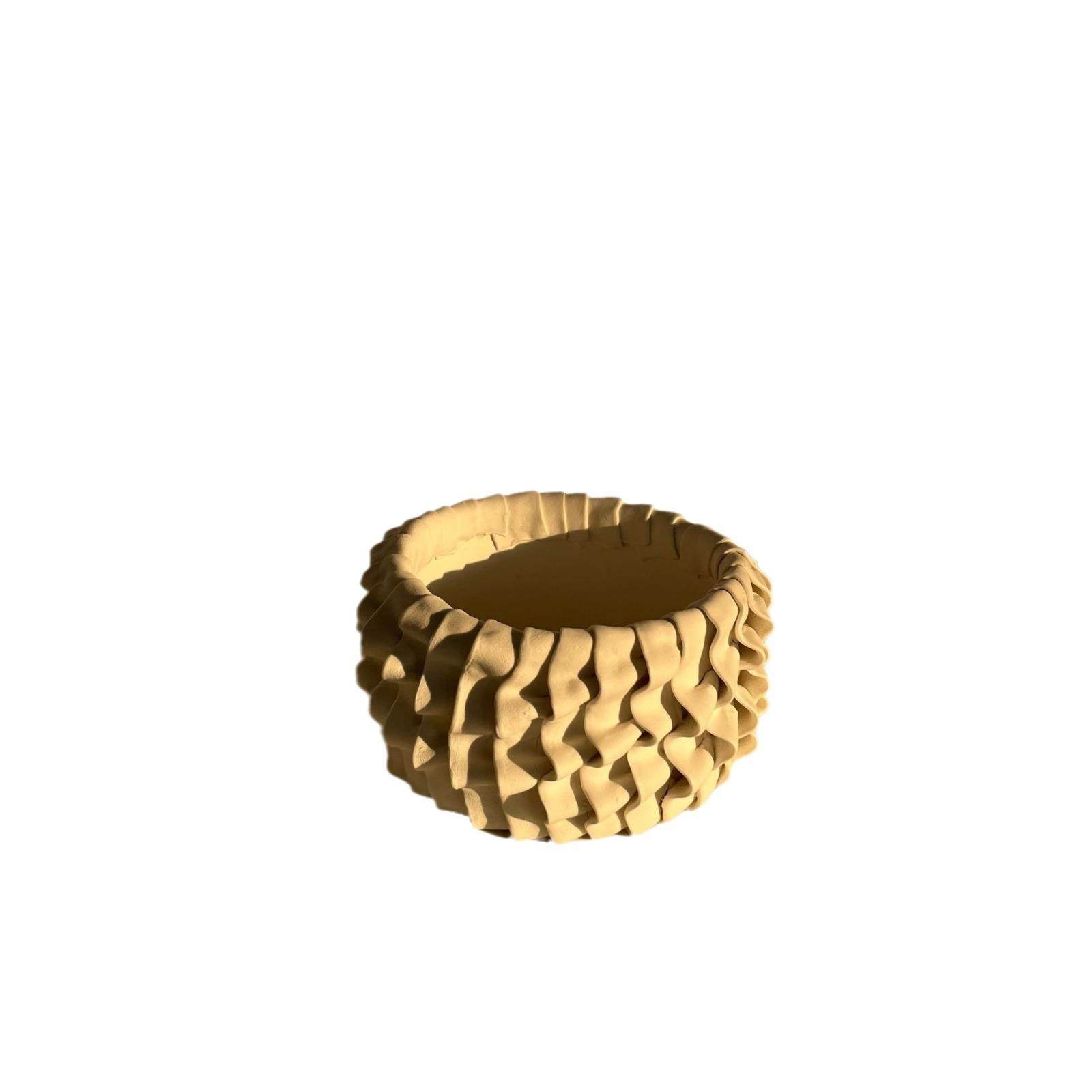 纯手工异形陶瓷艺术摆件手工捏花边拼接创意白色果盘、软装家居,橡塑材料及制品,工业陶瓷,淘宝优惠券,粉丝福利购,淘宝优惠卷