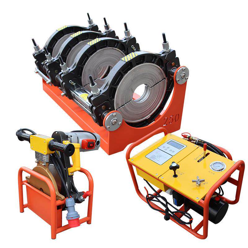 手摇热熔对接焊机PE管液压热熔焊机全自动大口径焊管熔接器