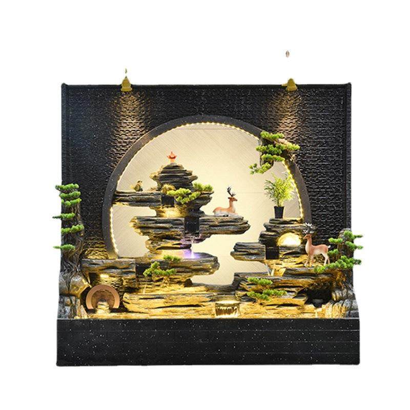 水幕墙假山流水摆件循环水玄关办公室别墅庭院喷泉鱼池装饰水景观,家居饰品,流水摆件,淘宝优惠券,粉丝福利购,淘宝优惠卷