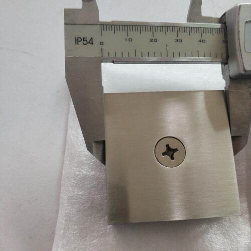 全铜实心孔50mm零度上墙淋浴房角码玻璃固定夹畅销美国加拿大