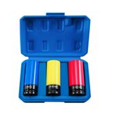 拆卸轮胎保护套筒头17 22风炮加长电动扳手修车工具套装