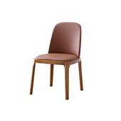 实木餐椅轻奢餐桌椅子家用简约现代北欧餐厅软包凳子餐桌椅靠背椅