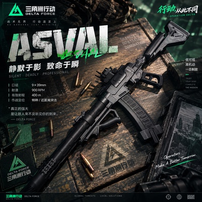 三角洲巨浪ASVAL突击步枪模型