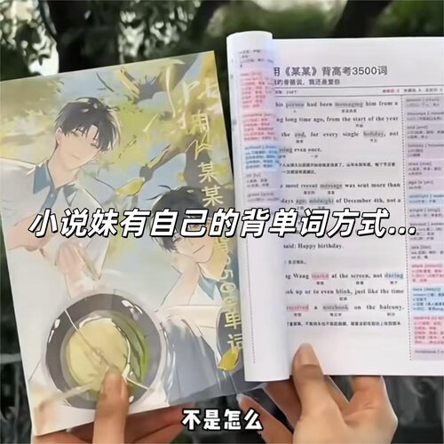 欲言难止3500单词看小说背单词某某小说周边小说妹学英语笔记本