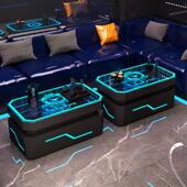 深渊镜KTV茶几发光酒吧豪华会所不锈钢商务包间网红清吧专用桌子