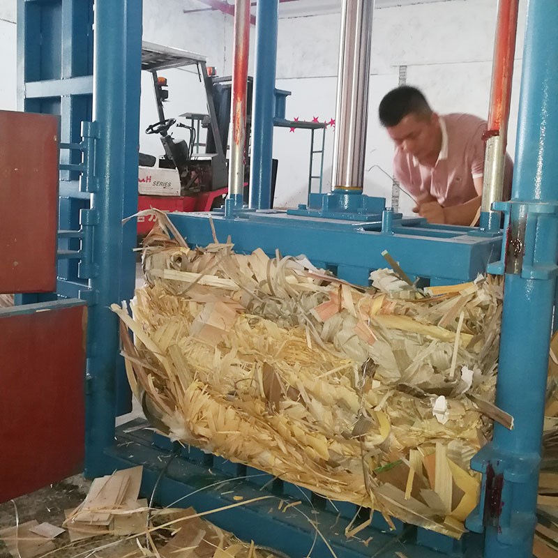 速发0吨木皮压包机干草塑料袋可乐瓶打包机废品压包机