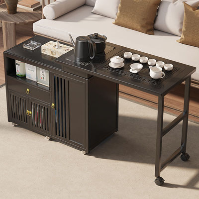 A6L茶几泡茶烧水壶一体嵌入式可折叠简易阳台移动茶桌烧水壶茶台