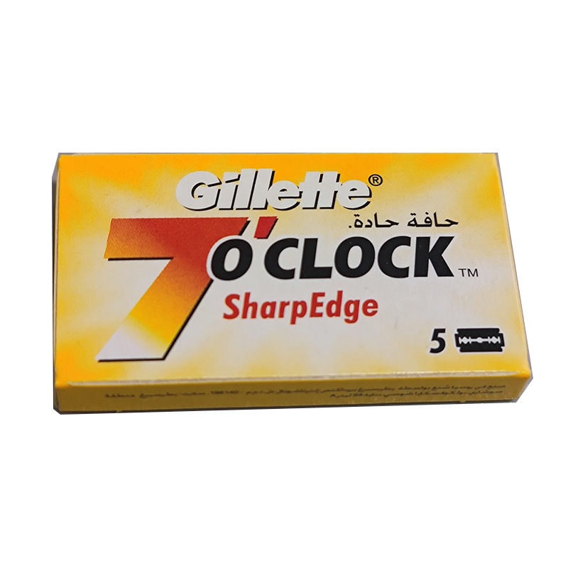 帝诗老式双面安全剃胡刀片刮胡刀片羽毛纸飞机O绿A铱金刀片12合一