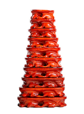 实木奇石底座长椭圆形一套10个摆件E长方红木架小茶壶石头托水晶