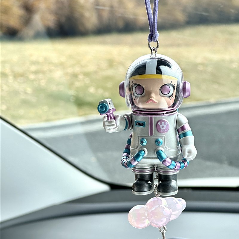 泡泡玛特车挂大久保汽车车载挂y件后视镜挂饰高级高档饰品男生礼