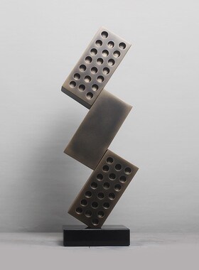 抽象雕塑摆饰g轻奢艺术品摆设酒店大厅软装饰品售楼处客厅家居摆