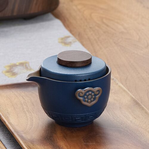 旅行茶具b便携式快客杯一壶二杯户外个人专用功夫茶杯泡茶壶套装